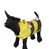 Cute Bees Waterproof Dog RainCoat